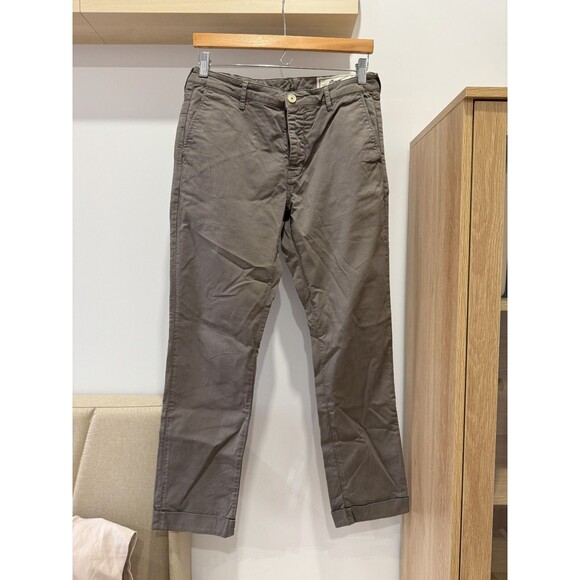 Pence Mens 46 (S) Gray Straight Leg With love 16th edit. Pool Pants Chino Italy - Picture 1 of 10